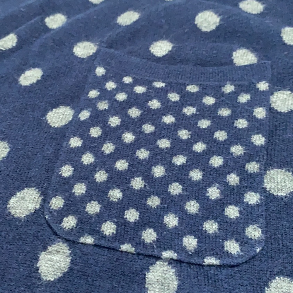 New Directions Polk Dot Sweater  Size S - Picture 7 of 8